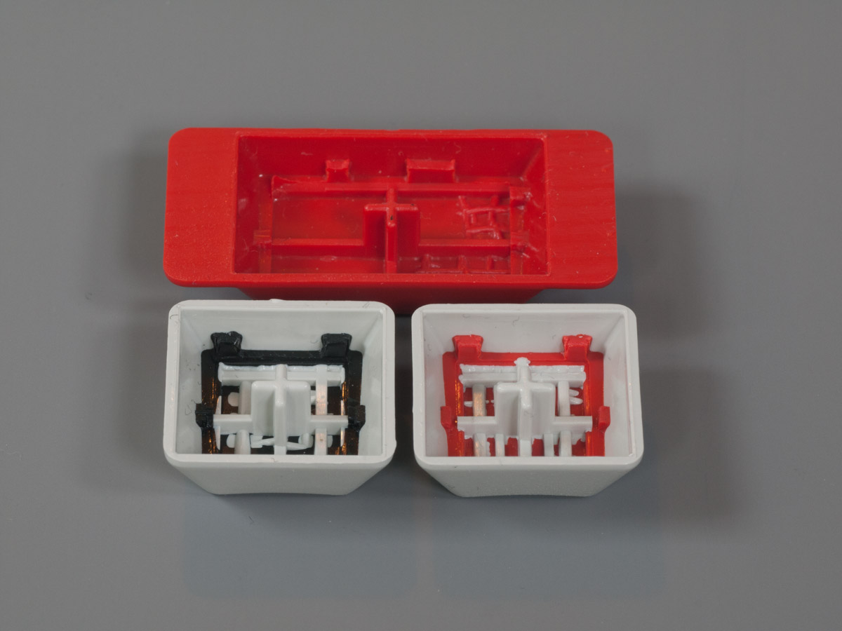 keycaps, bottom side.