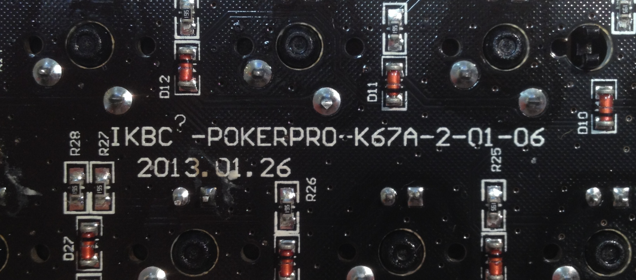 date printed on the PCB of the KBT Pure Pro