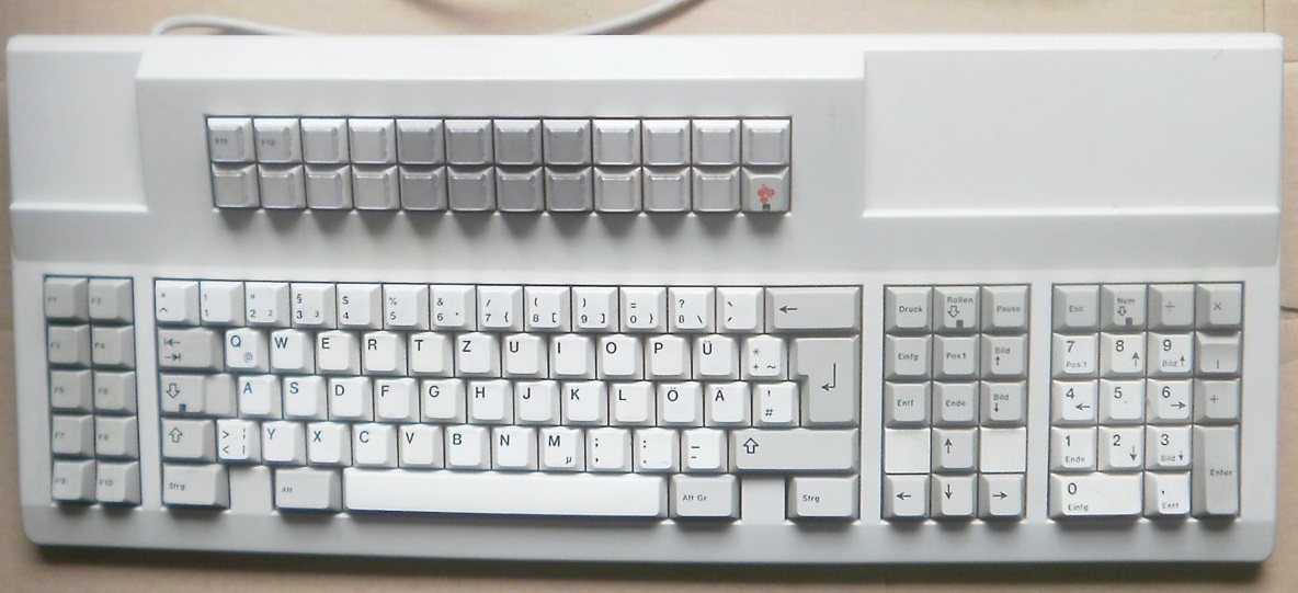 (former version of G80-2100 with &quot;only&quot; 23 programmable keys, before the &quot;Cherry&quot; programming key was moved to the cursor key area)