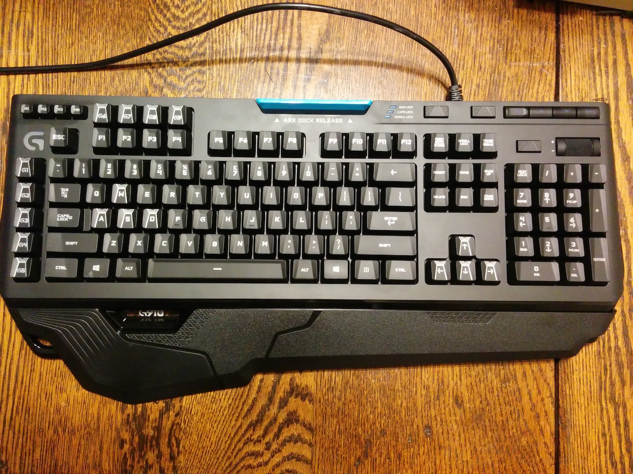 G910 with large palm rest installed