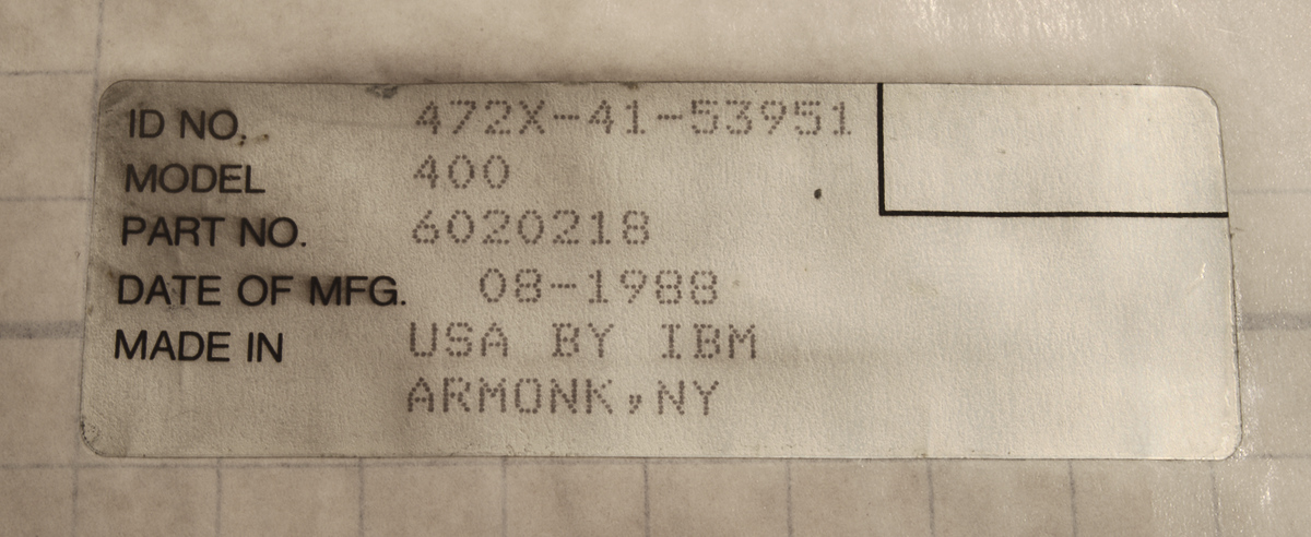 Sticker after restoration. It actually looks better than in the picture