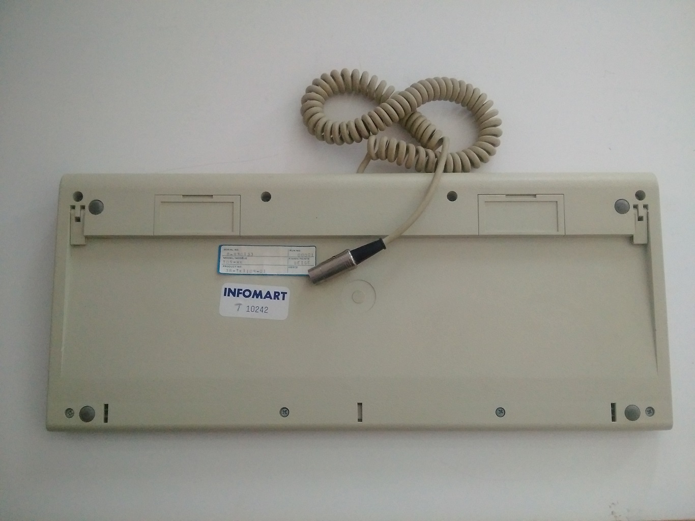 Electrohome Chicklet keyboard - bottom