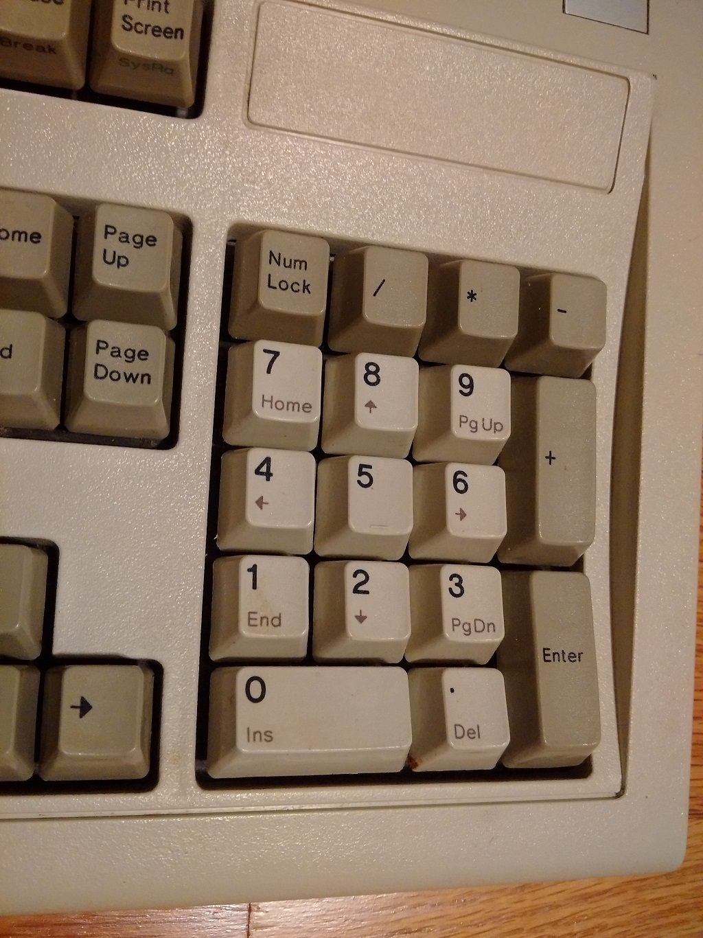 Early Model M (Jan 1986) with brown legends