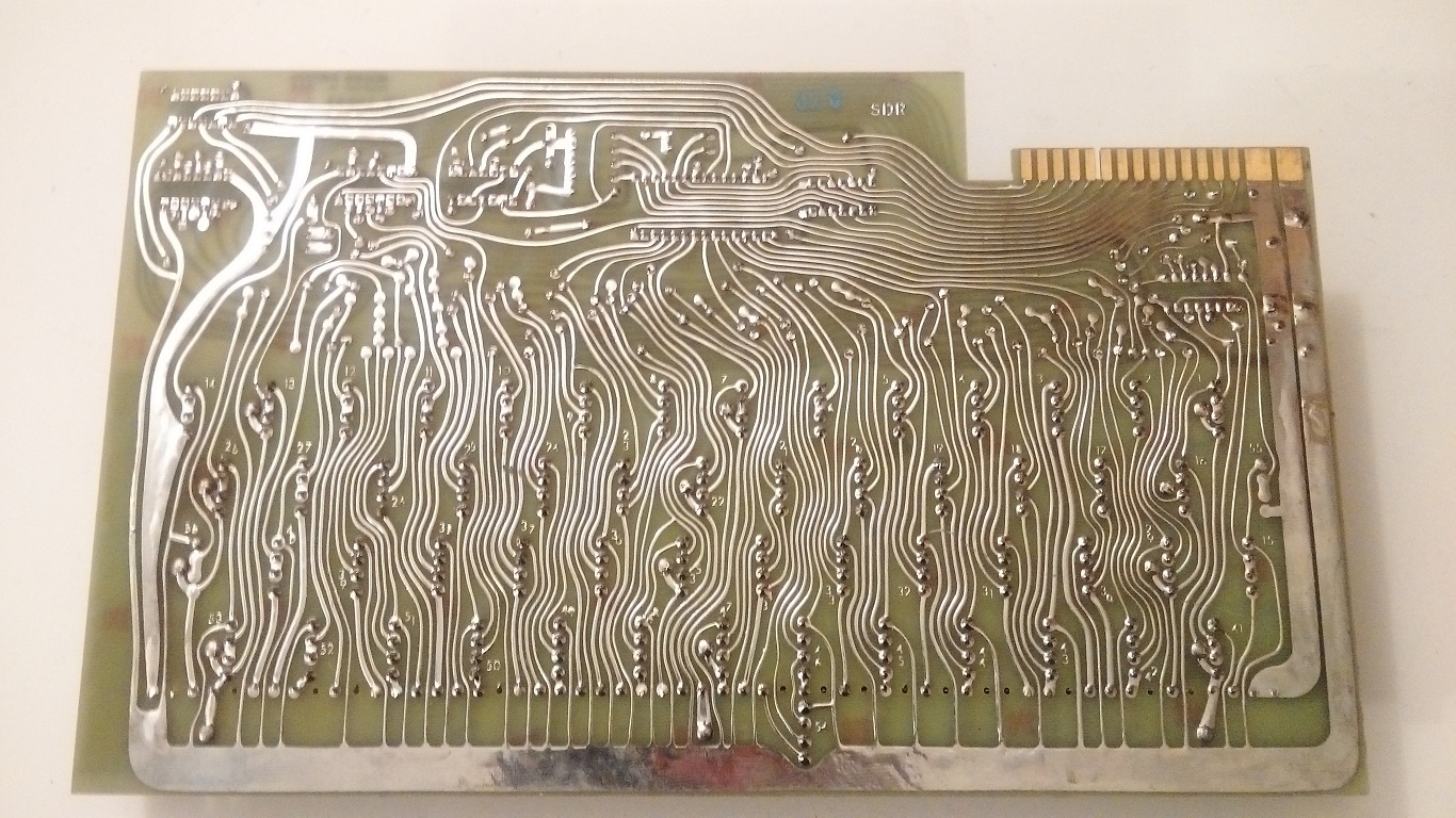 Decision Data 8010 -  back of keyboard assembly