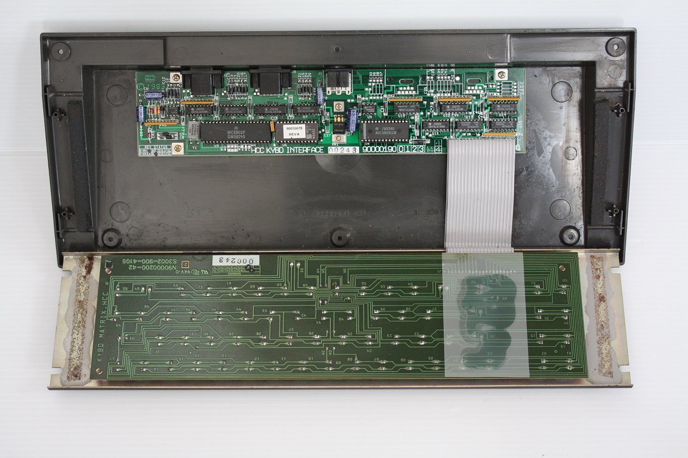 Nabu PC Keyboard - back of mechanism