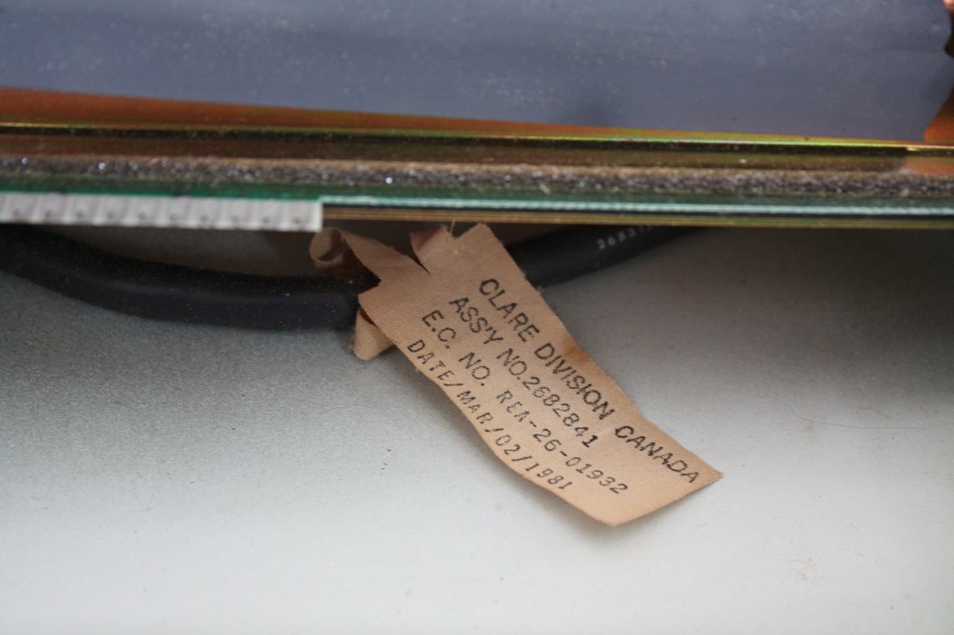 IBM Displaywriter - keyboard internal Clare label