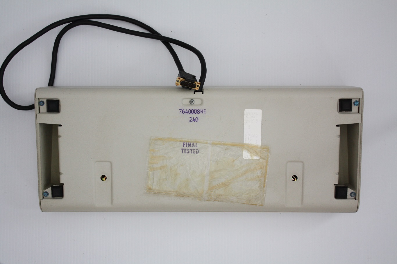 IBM Displaywriter - keyboard back