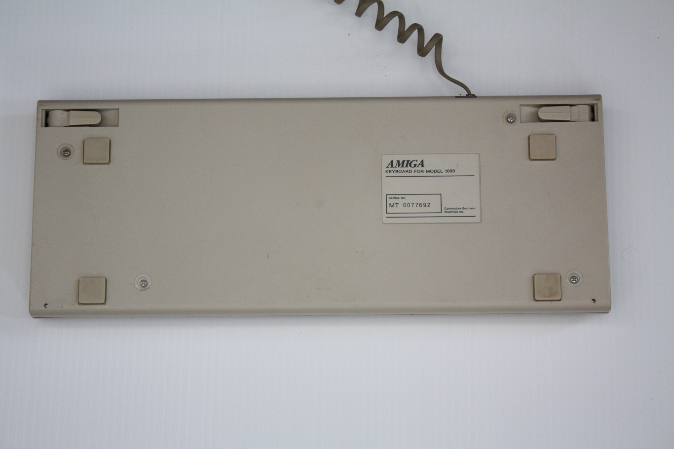 Amiga 1000 Mitsumi keyboard - keyboard bottom