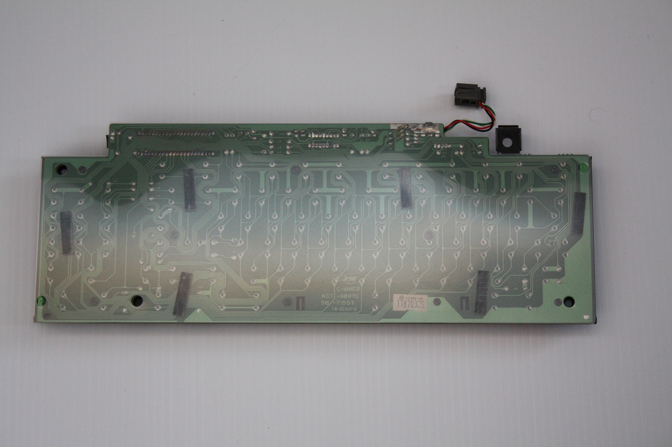Amiga 1000 Mitsumi keyboard - keyboard mechanism bottom