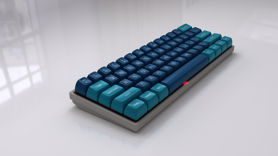 Pok3r-ish style case