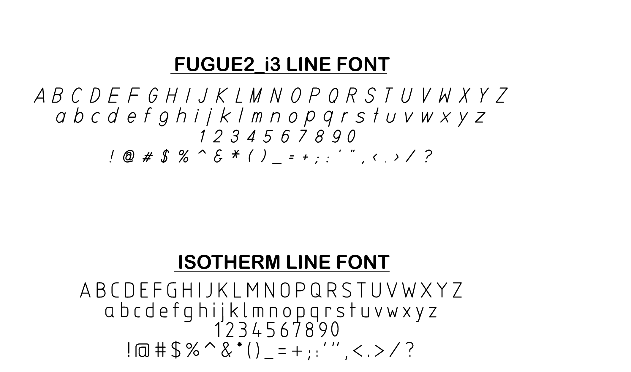 Signature Plastic Fonts Fugue and Isotherm.png