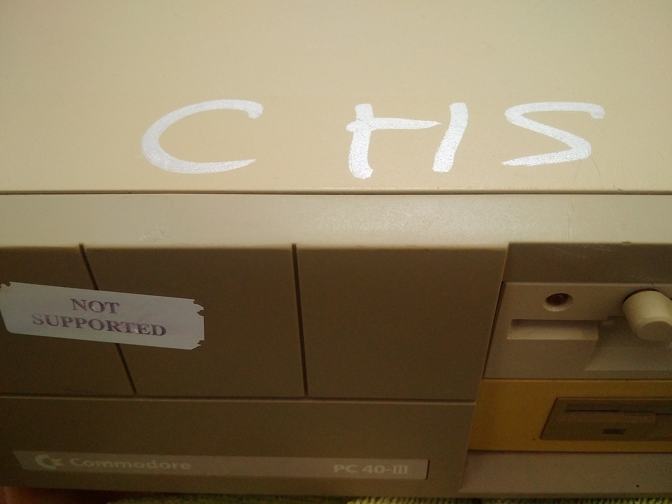 PC40-III - with painted identification