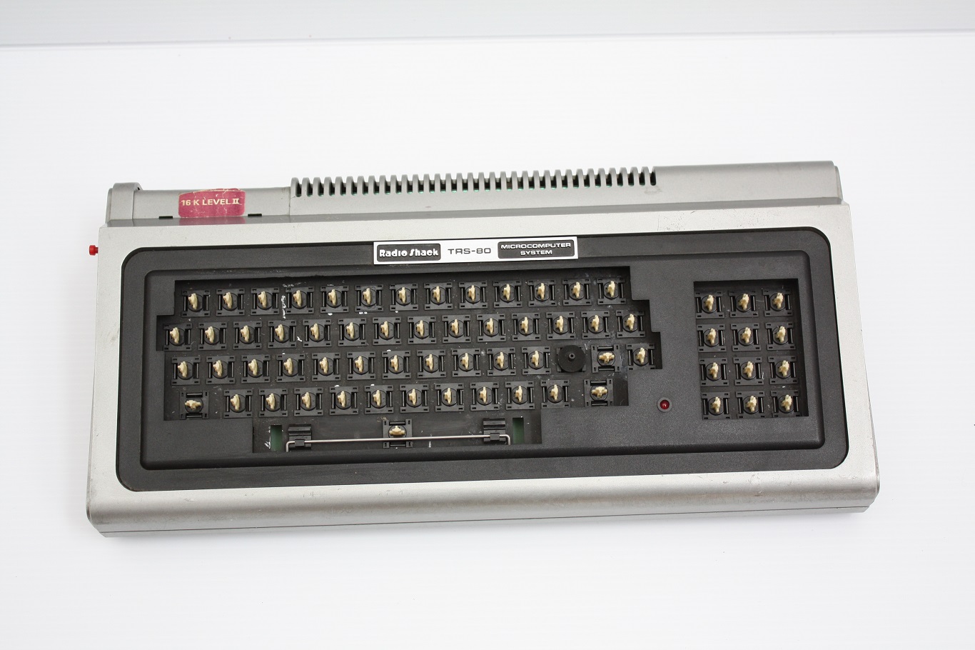 TRS-80 1 Alps - key caps removed