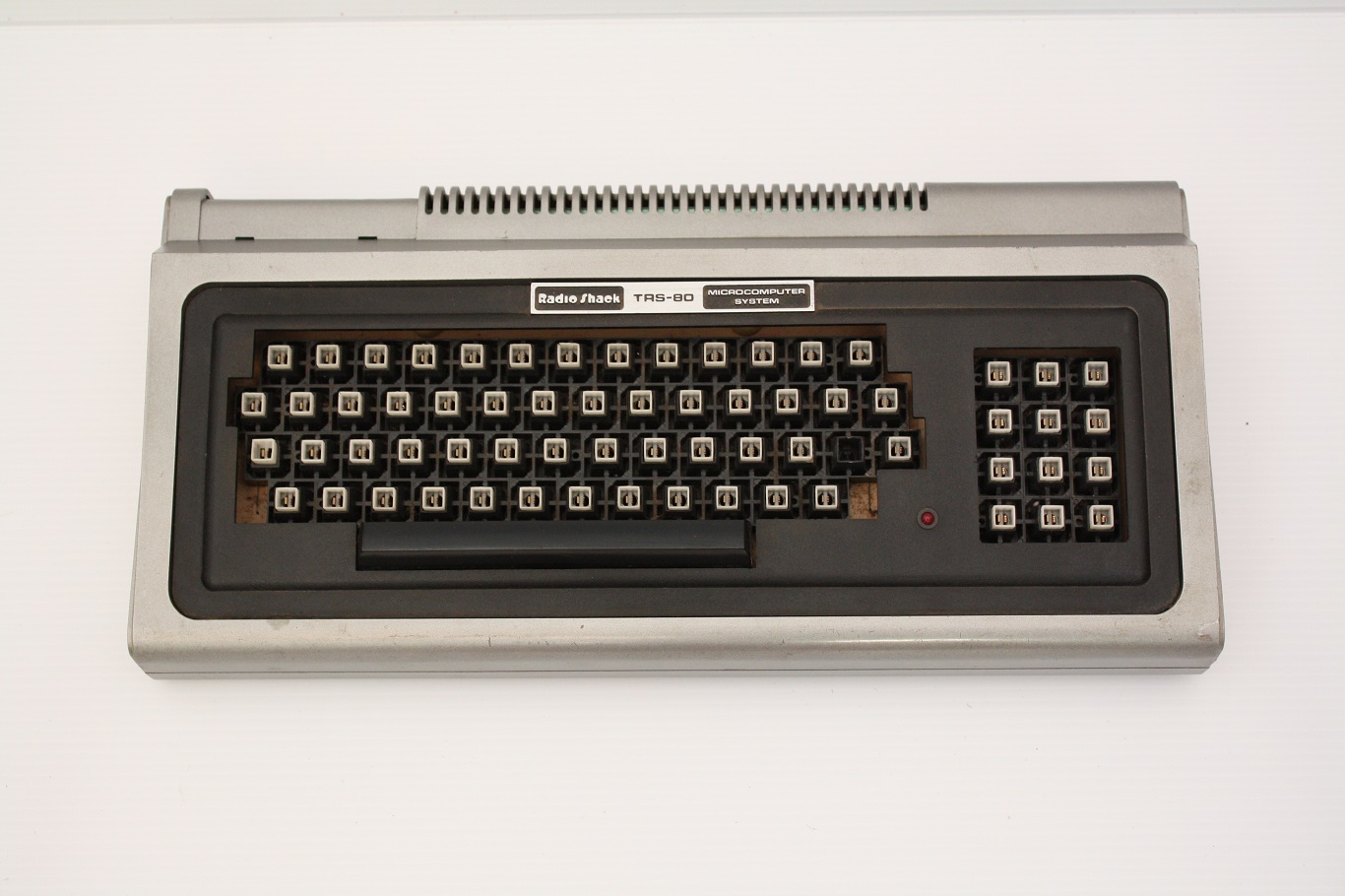 TRS-80 1 Hi-Tek - key caps removed