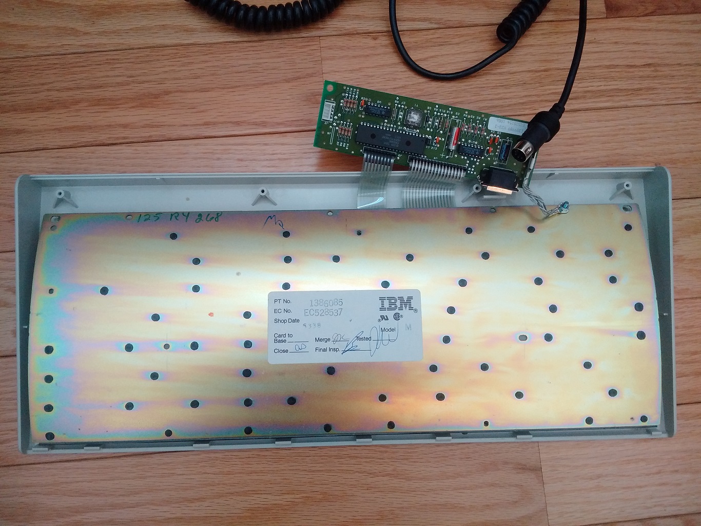 Early Model M Interior back plate