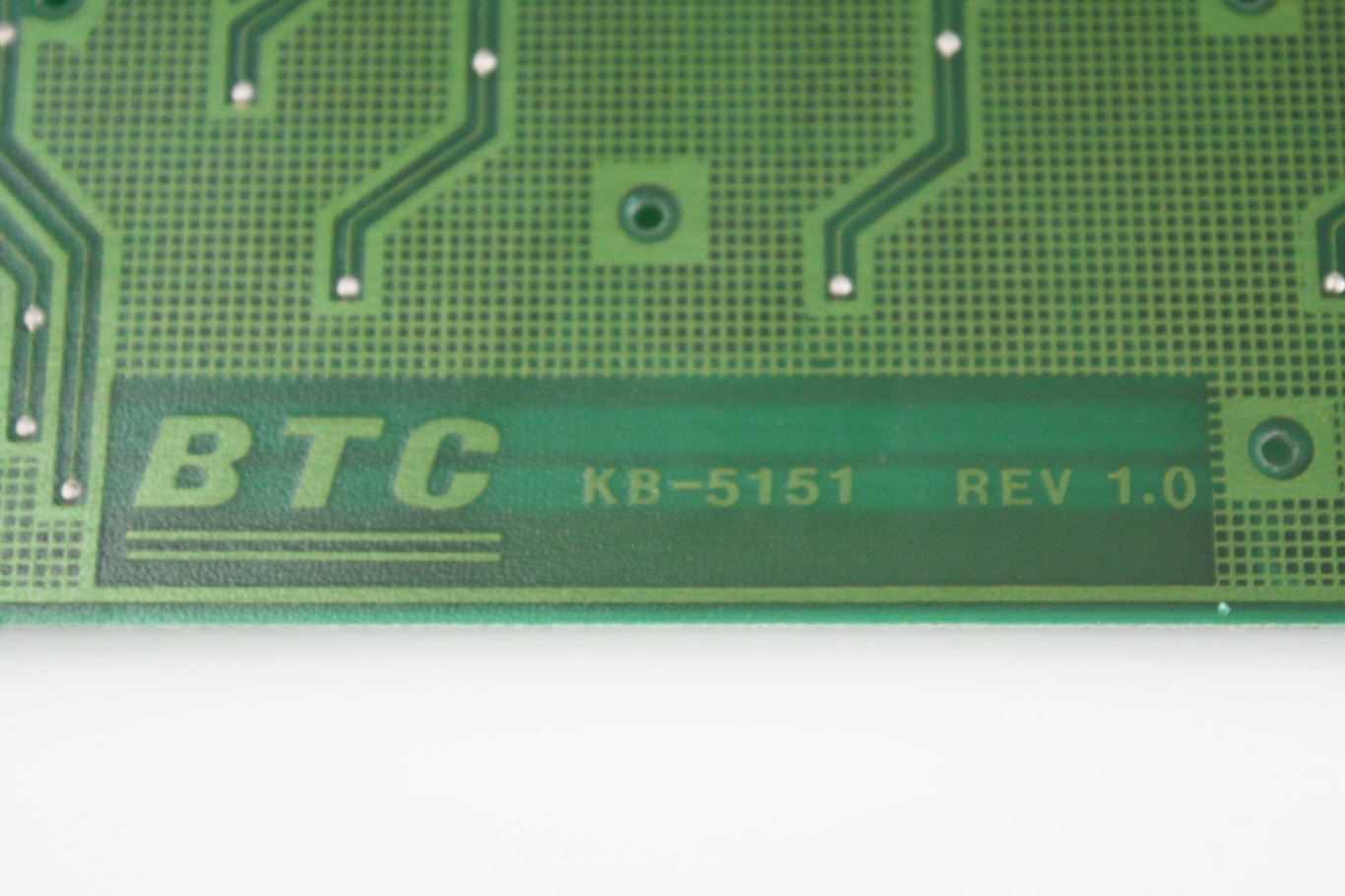 BTC 5151 - PCB identification