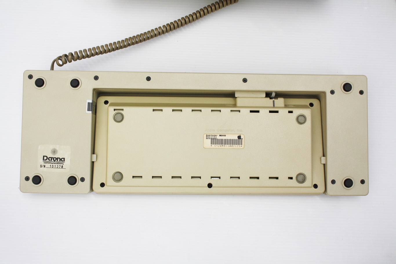 MacCharlie - keyboard extention over Apple M0110 keyboard bottom