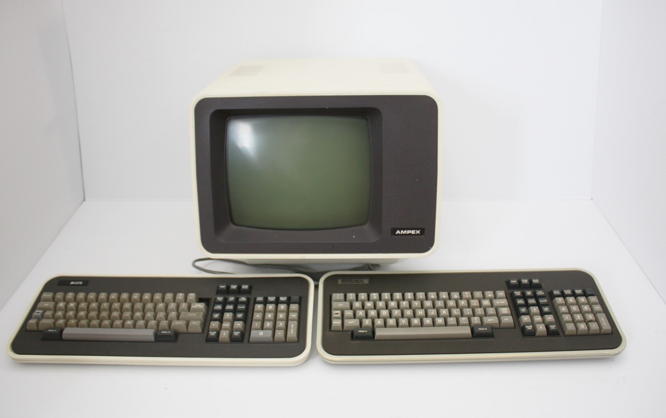 Ampex D175 keyboard - terminal with both keyboards
