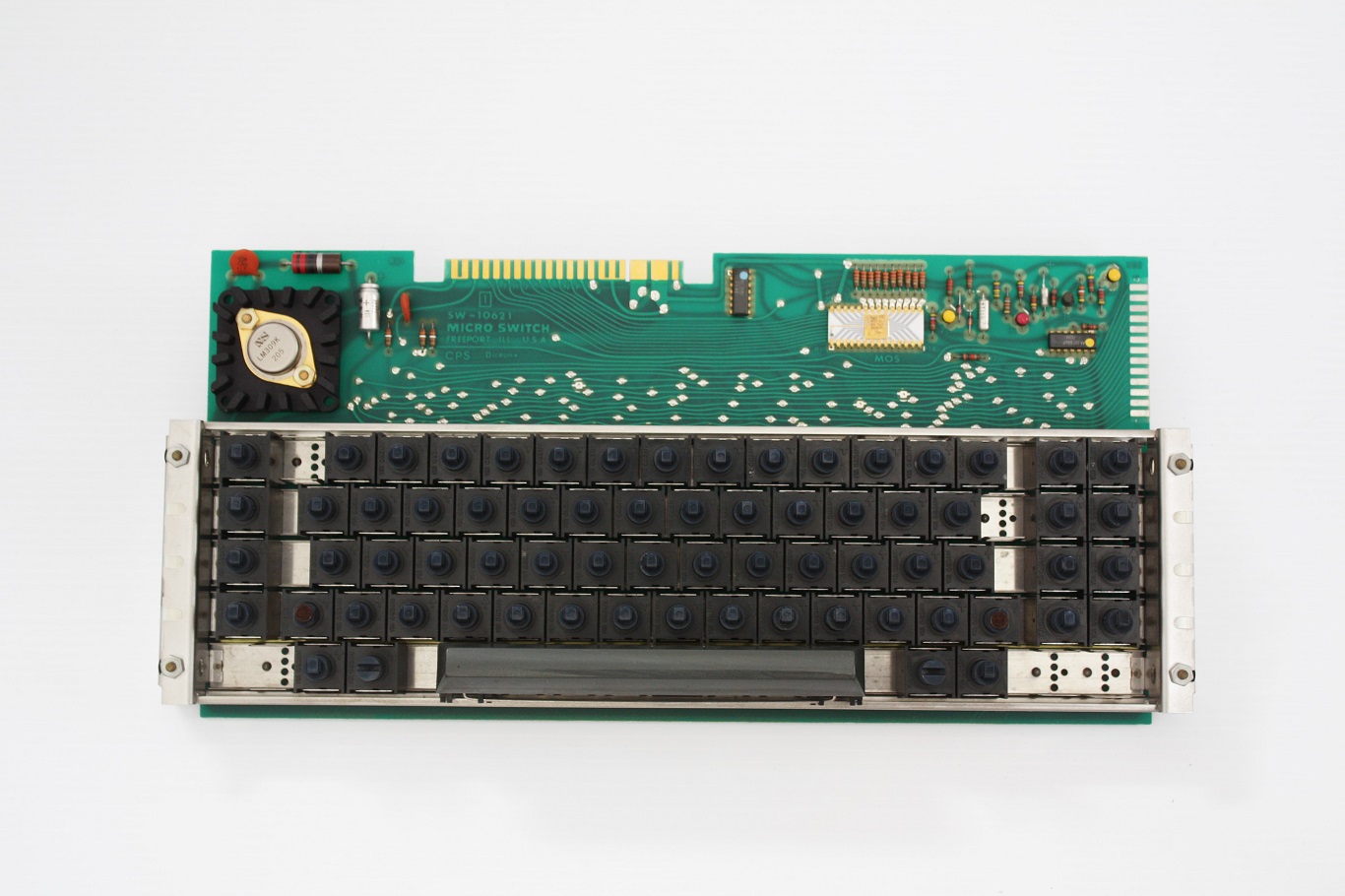 IBM 3277 typewriter keyboard - Micro Switch keyboard assembly without cover