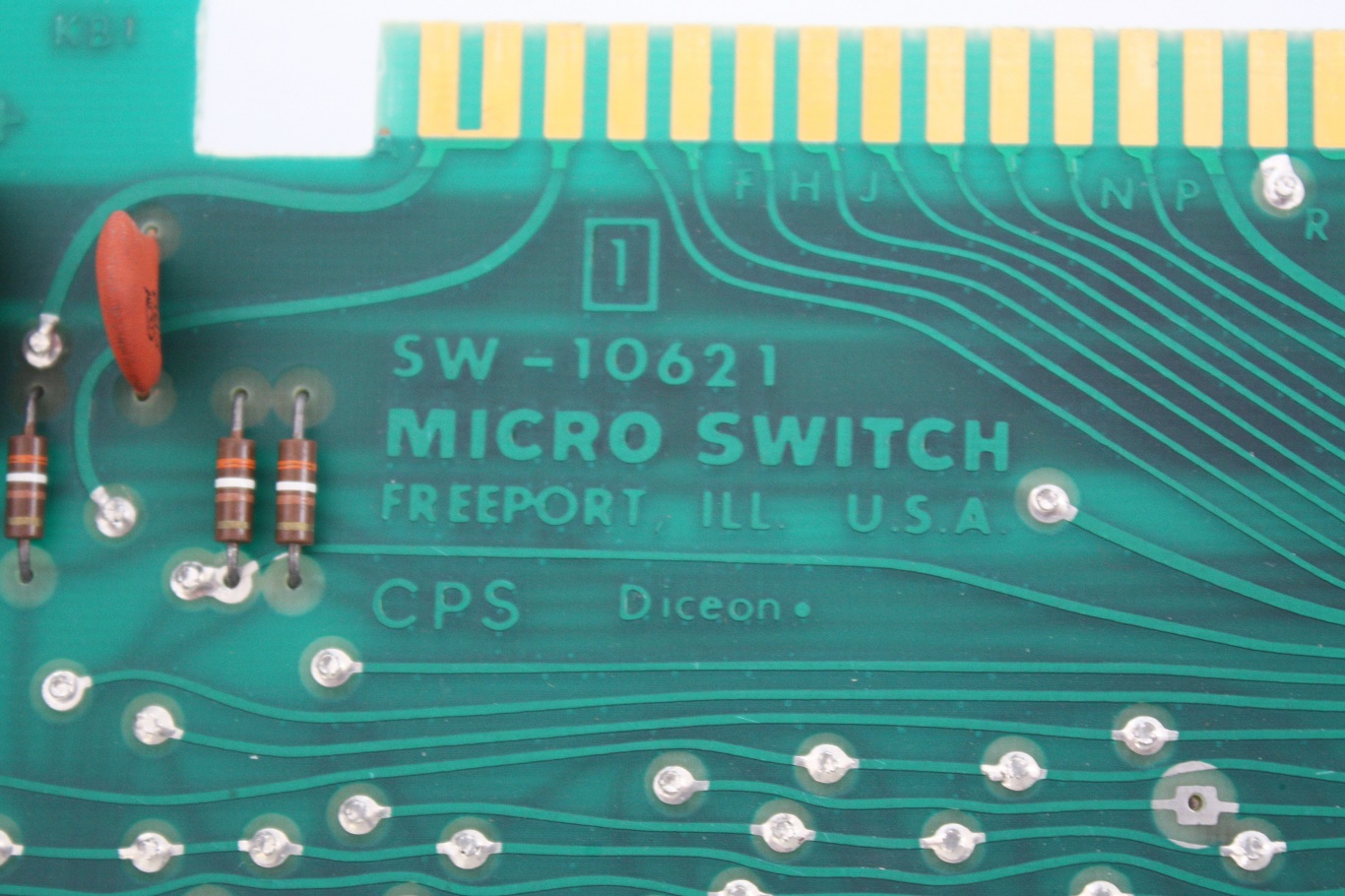 IBM 3277 typewriter keyboard - keyboard assembly markings