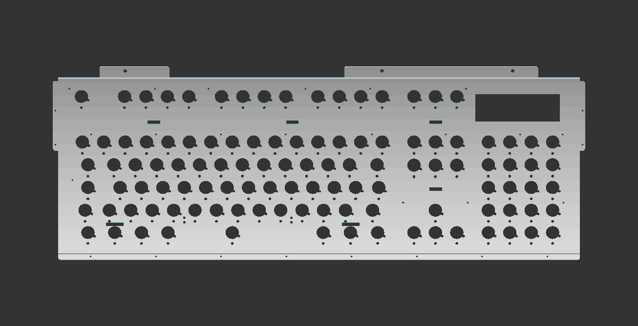 Full Size (FEXT) top plate (note: still need to add the vertical stabilizer clip tapped holes)