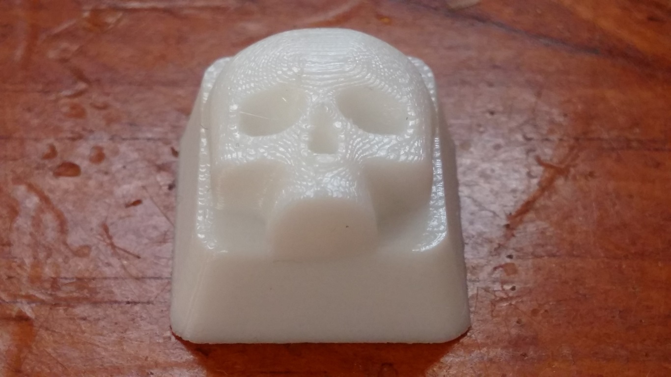 3d Cherry MX skull key cap