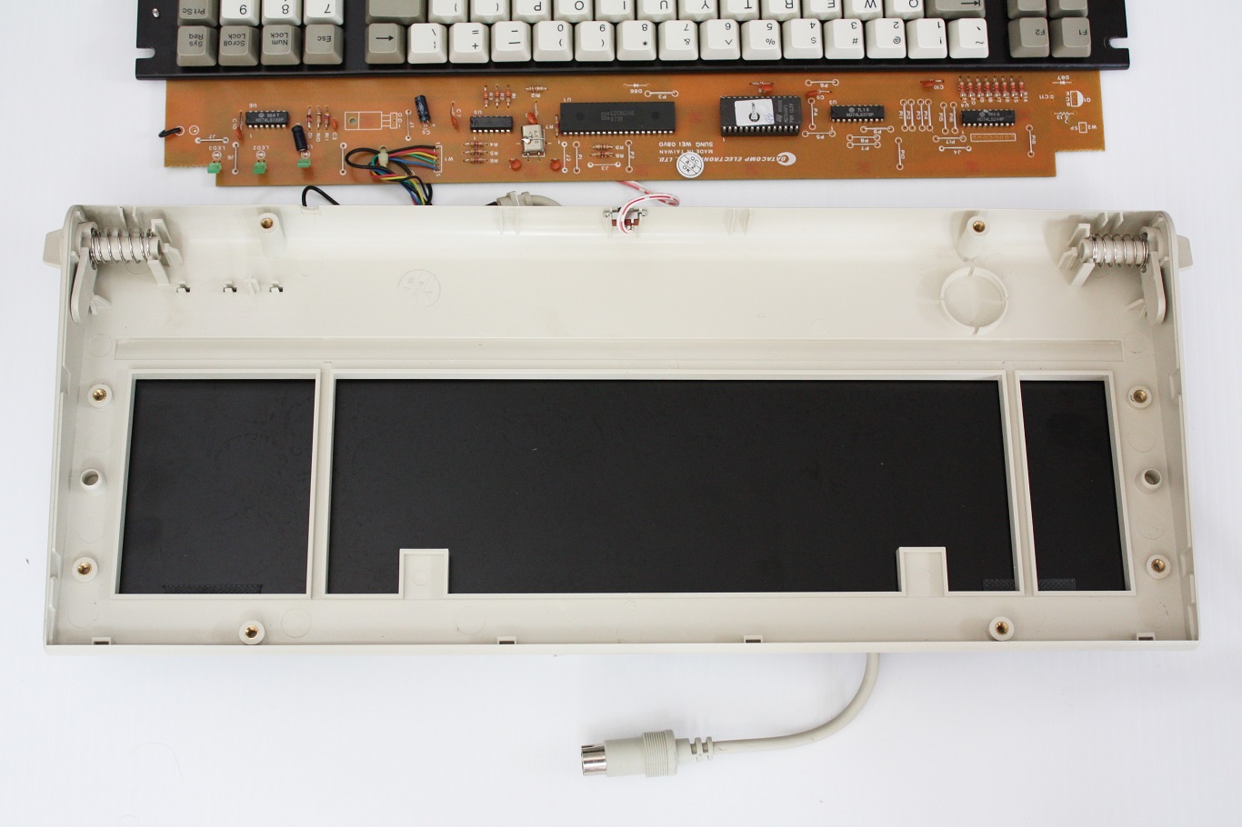 Computerland Blue Alps - interior of case front