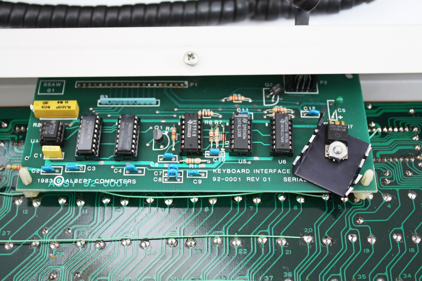 Albert computer - keyboard encoder