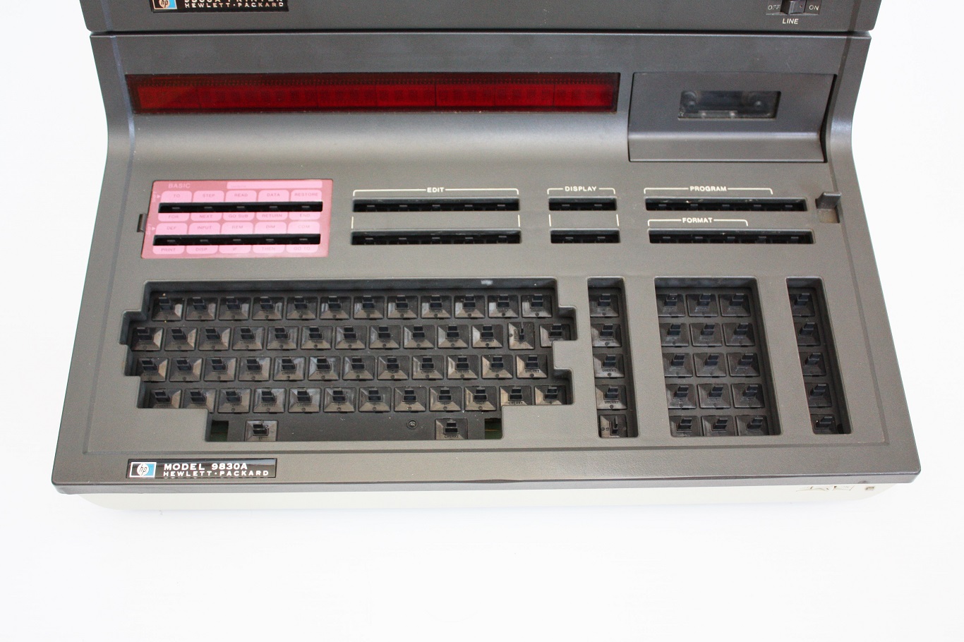 HP 9830A - key caps removed