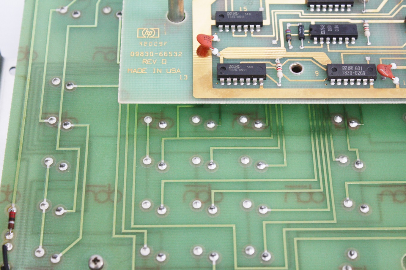 HP 9830A - keyboard mechanism markings