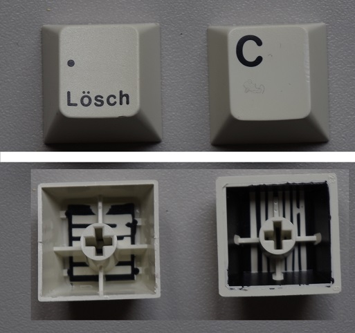 thin doubleshot keycap