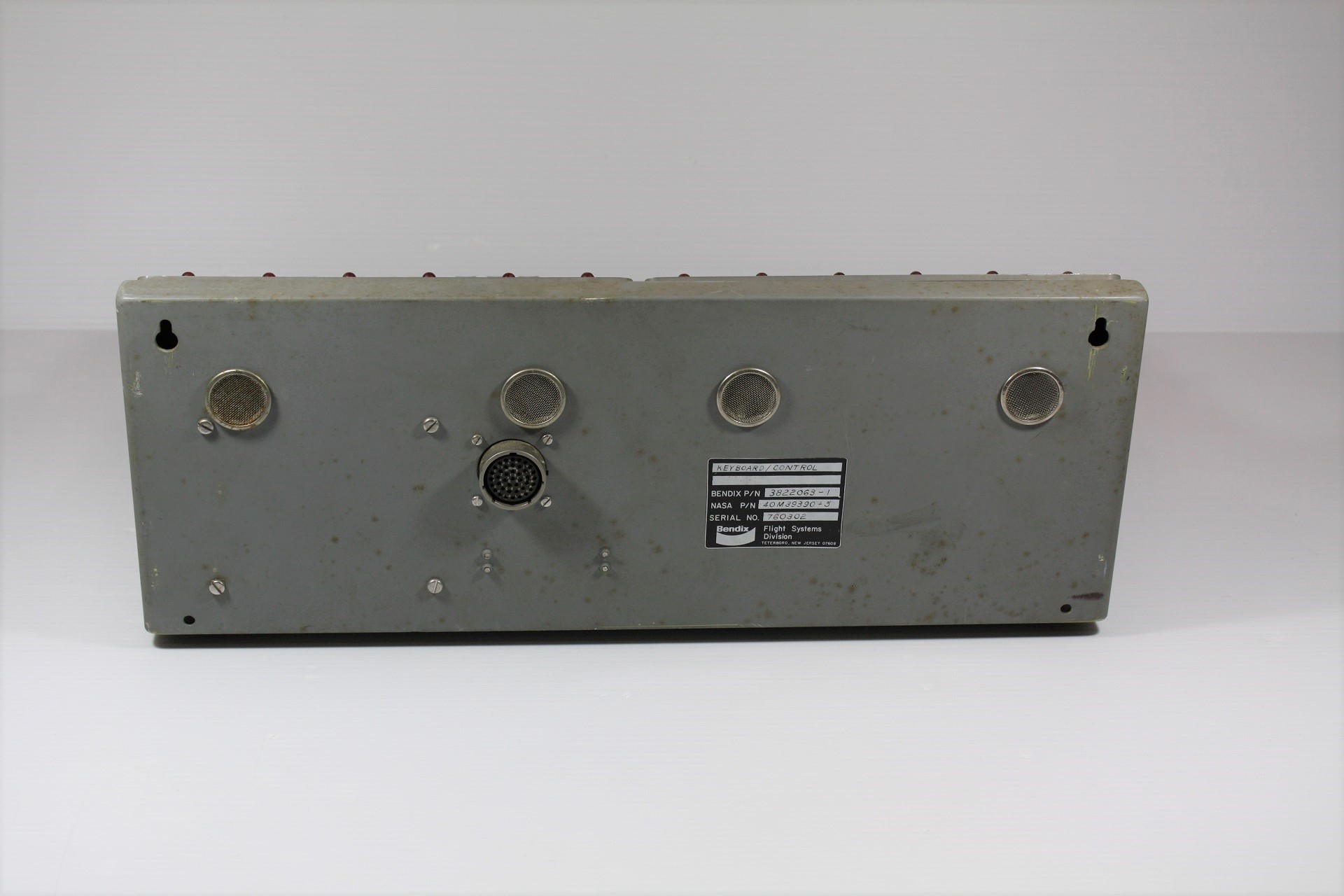 Bendix keyboard - rear view