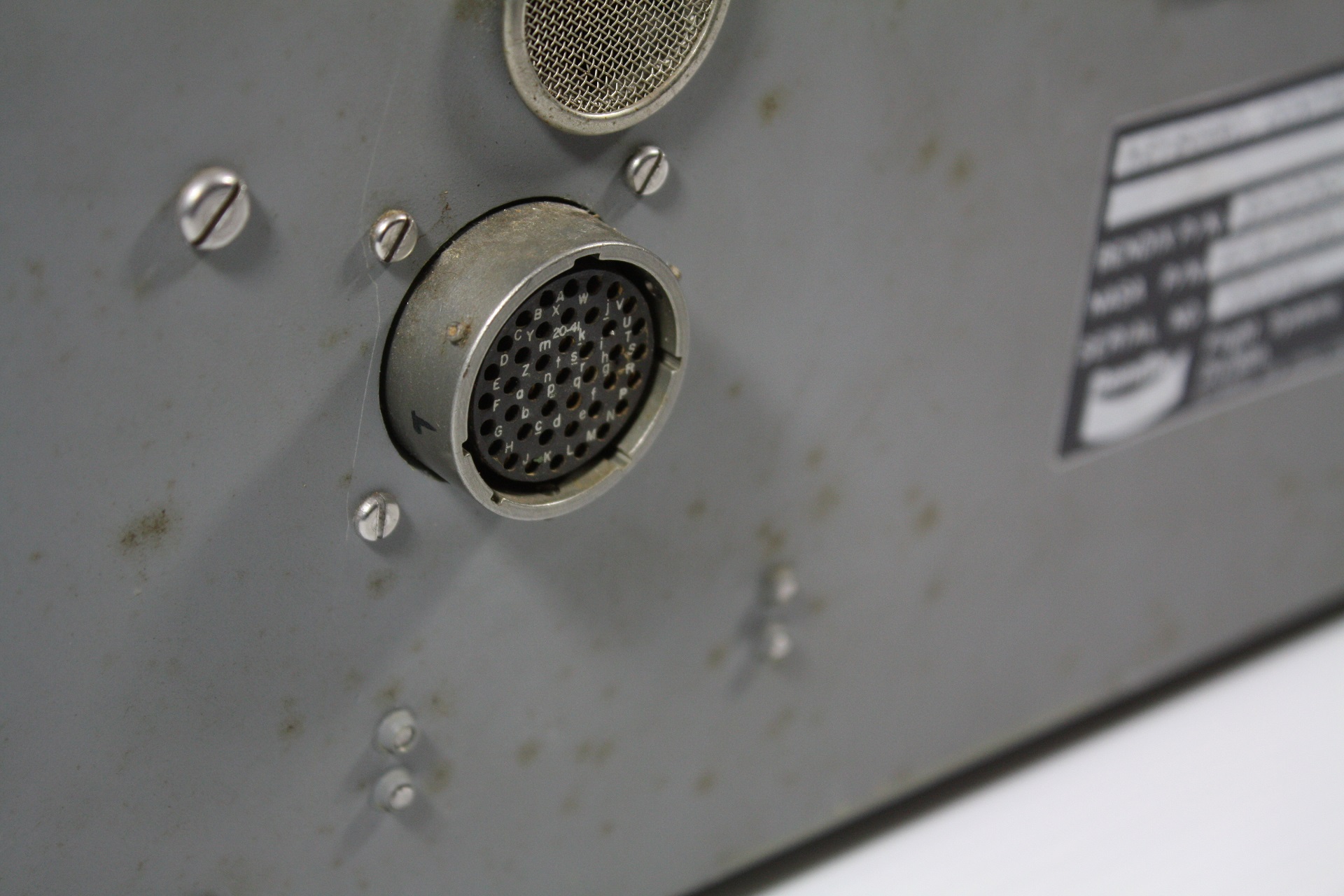 Bendix keyboard - military connector