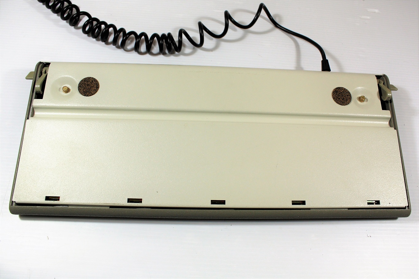 Normal XT back plate has the curved stabilizer in the right place so Industrial top and normal bottom work for the Model F keyboard mechanism... sort of.