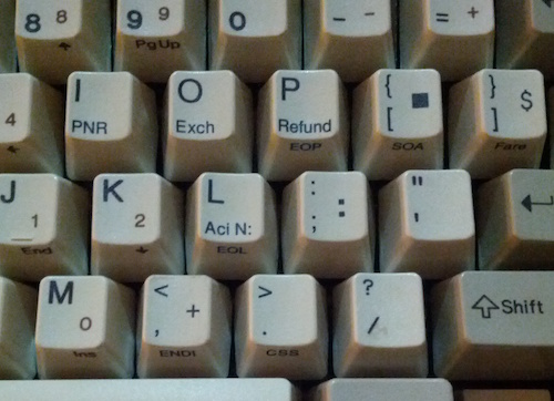 closed up of Model M SSK with unusual caps