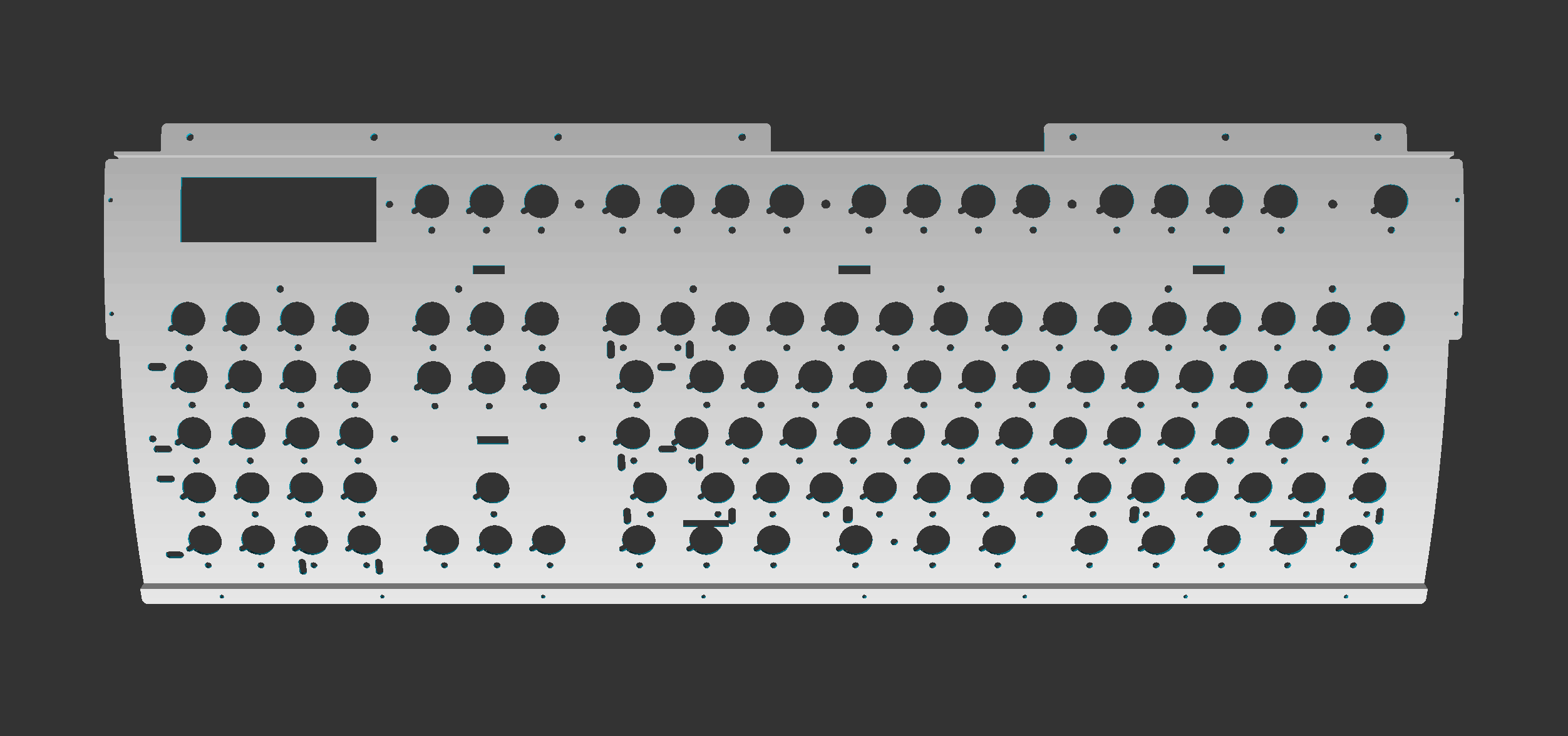 Full-Size top plate from beneath