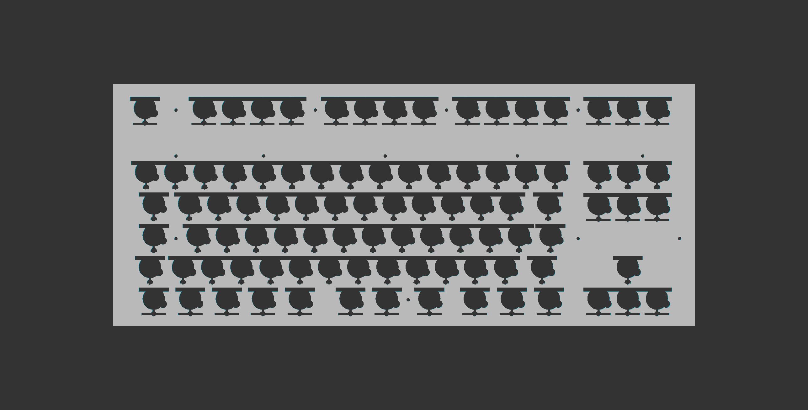 Closed cell foam cutout for the SSK to fill voids