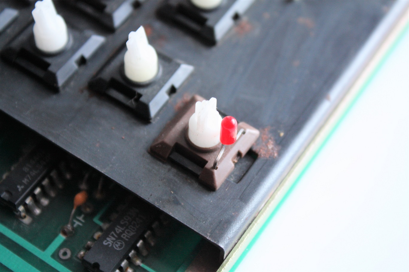 Apple II clone - caps lock lit alternate action