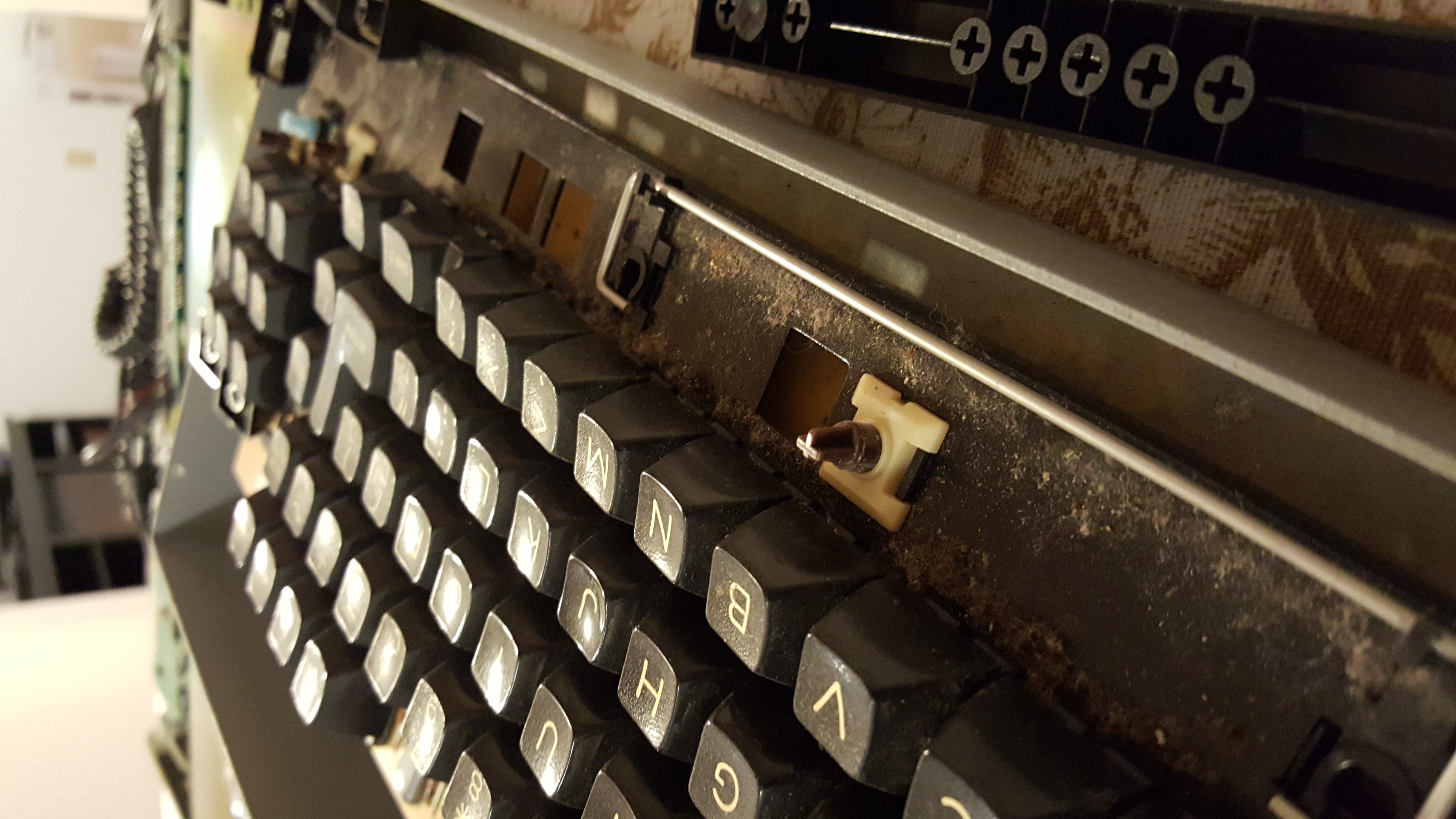 The space bar switch seems to be the only one with the angled slider stem version. All the other keys have their angle set by the keycap stems/profile