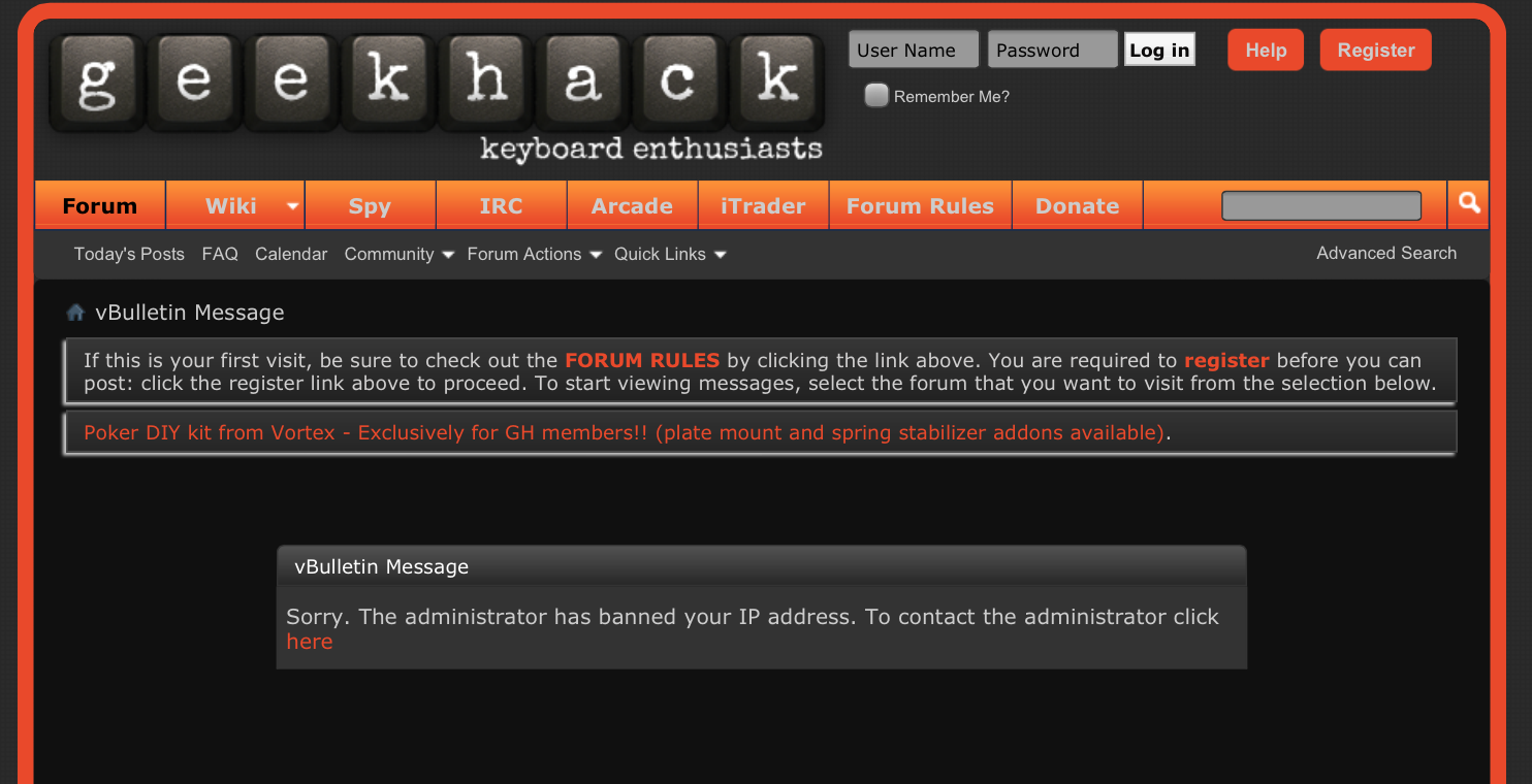 Geekhack Banned IP address.png