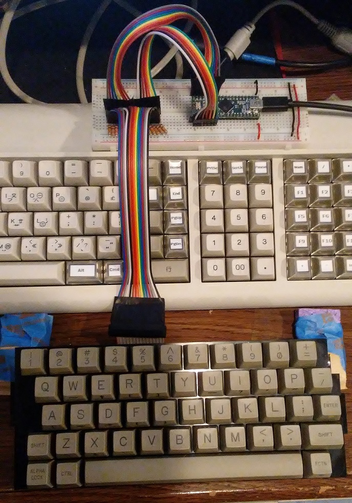 My (sadly mushy membrane version) TI 99/4A keyboard