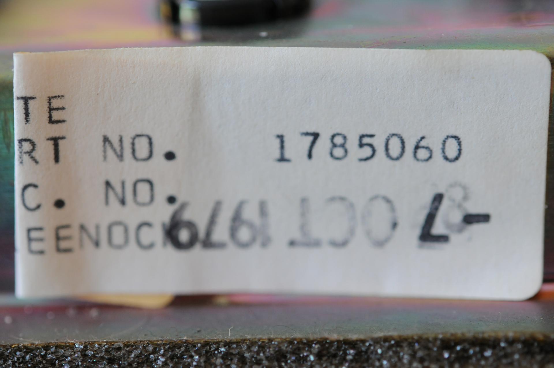 Date code: 7. October 1979