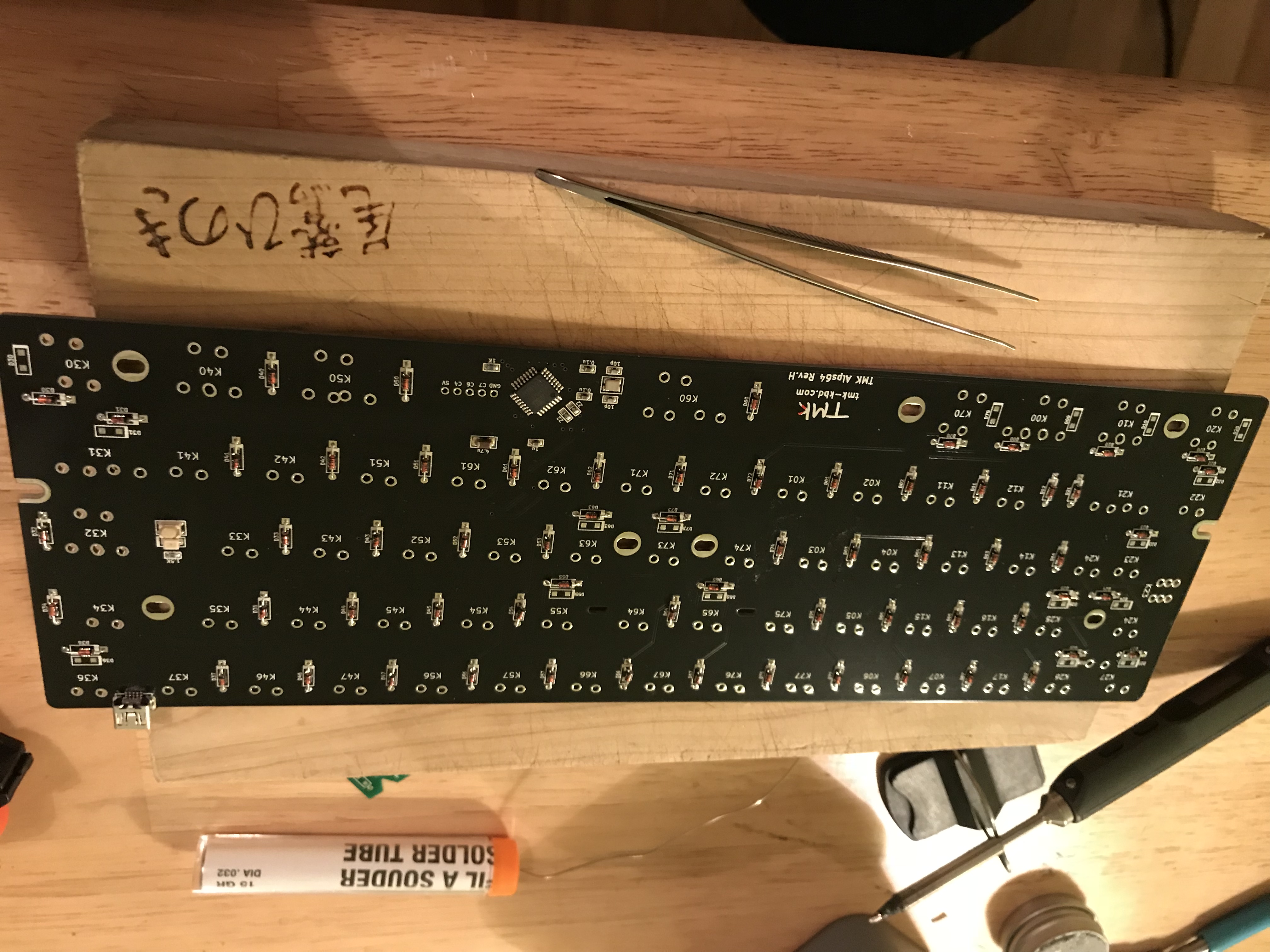 First time soldering with TS-100.