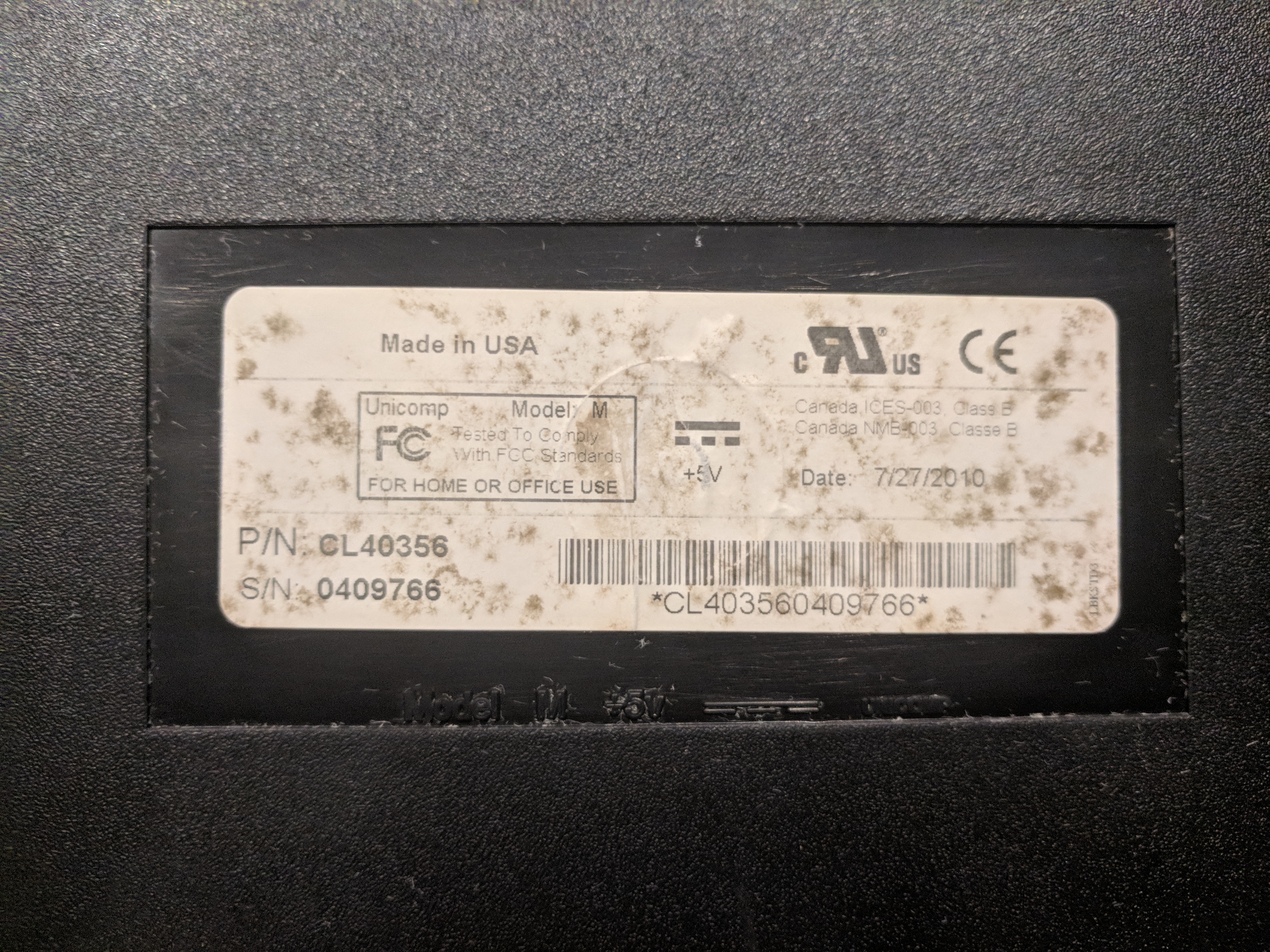 The board I just bought, P/N: CL40356