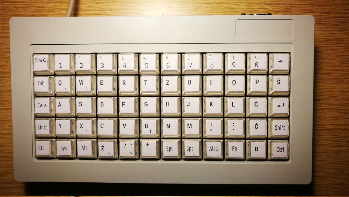 With new keycaps and key labels