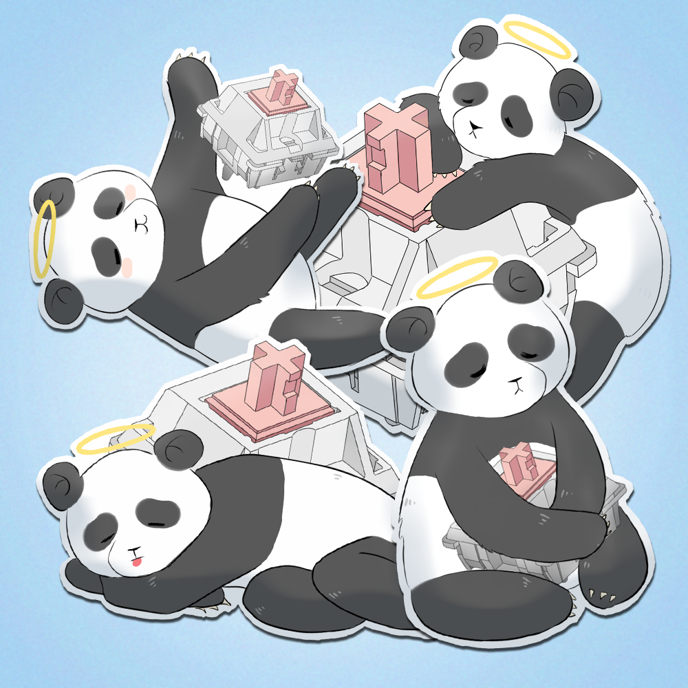 Included bonus stickers