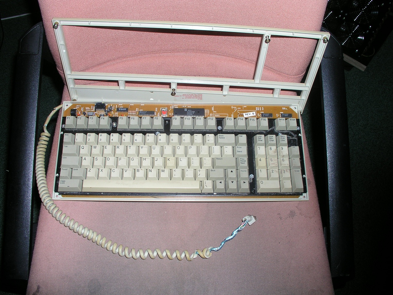 Keyboard from a Liberty-Terminal, black MX switches