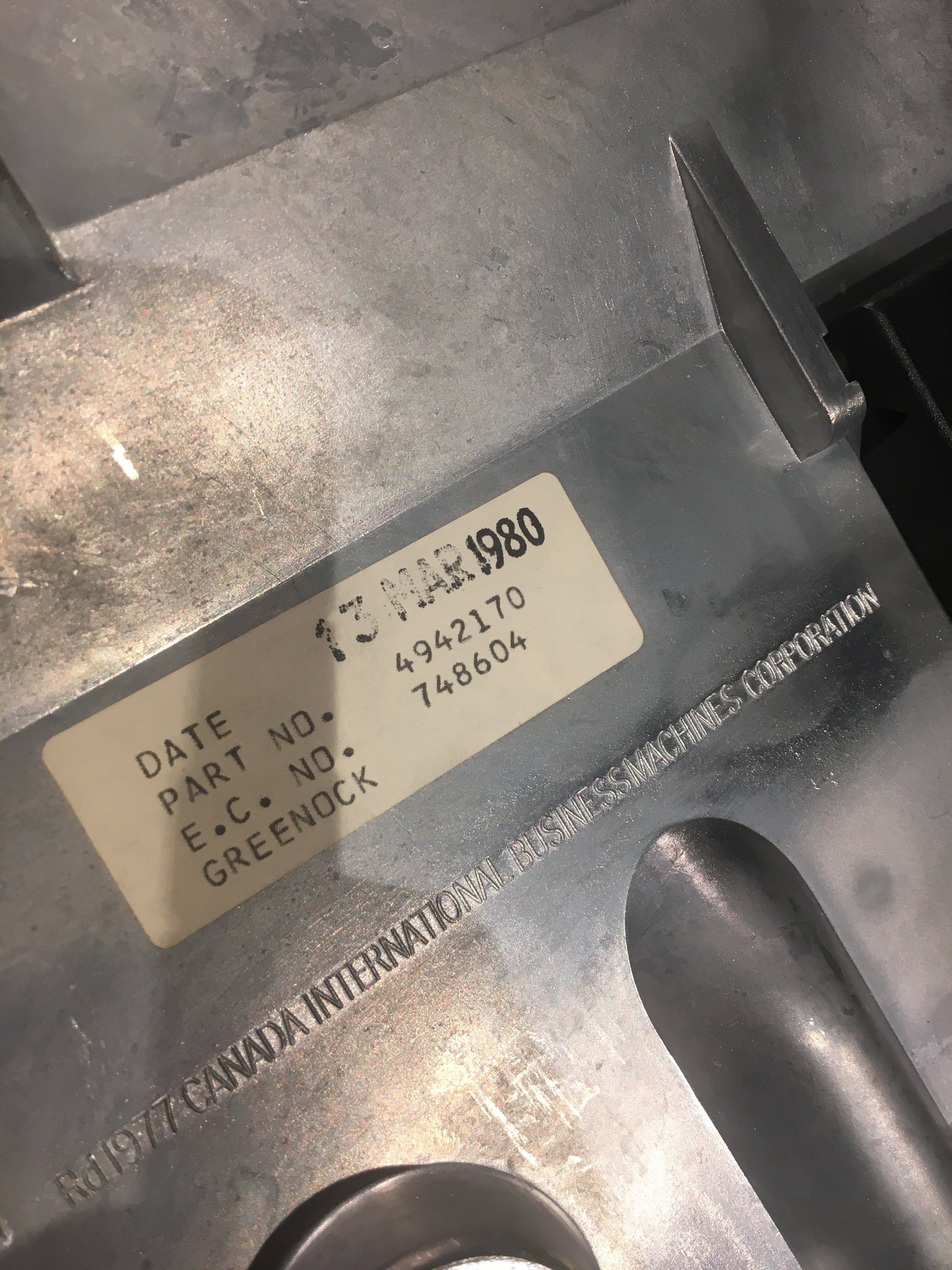 SN and manufacturing date