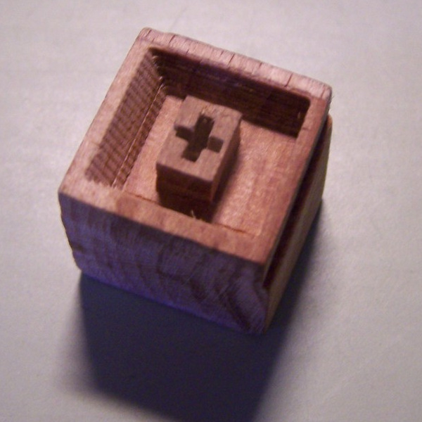 wooden keycap prototype