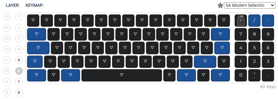 Layer 2 (date-time numpad).